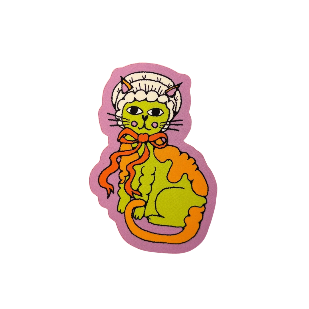 Silly Cat Sticker
