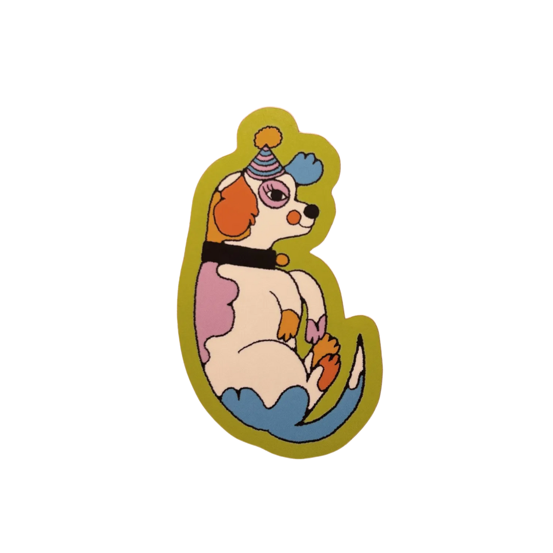 Silly Dog Sticker