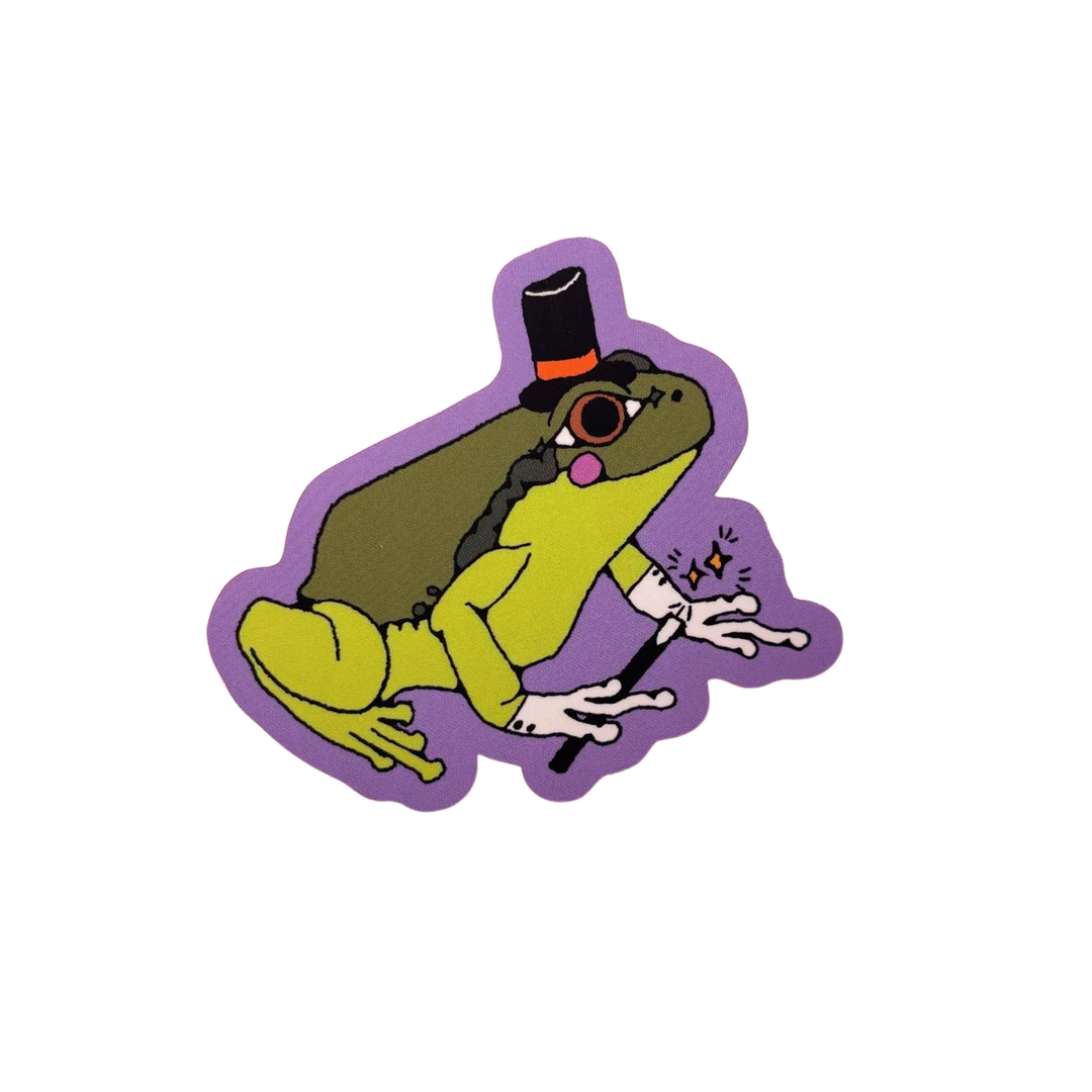 Silly Frog Sticker
