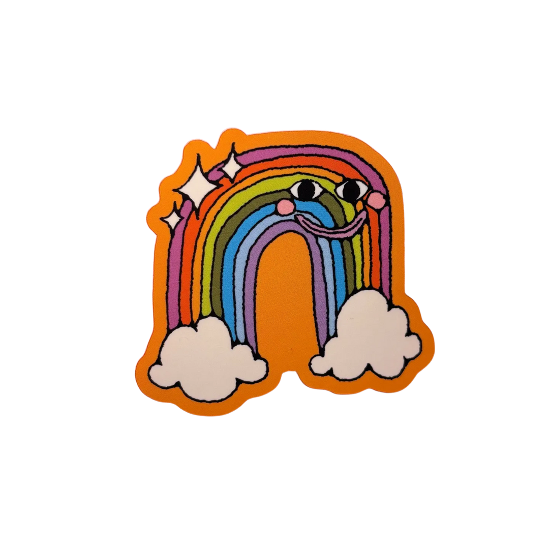 Silly Rainbow Sticker