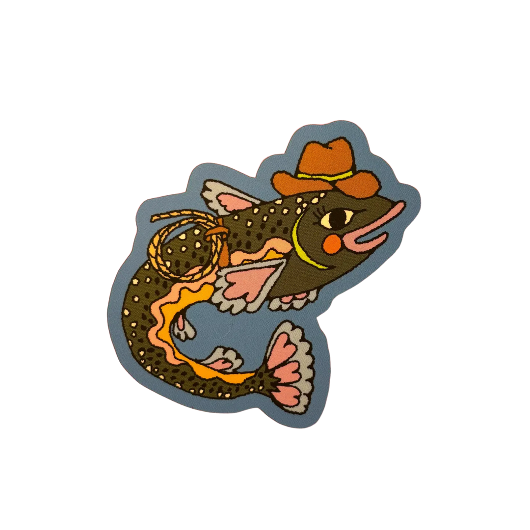 Silly Trout Sticker