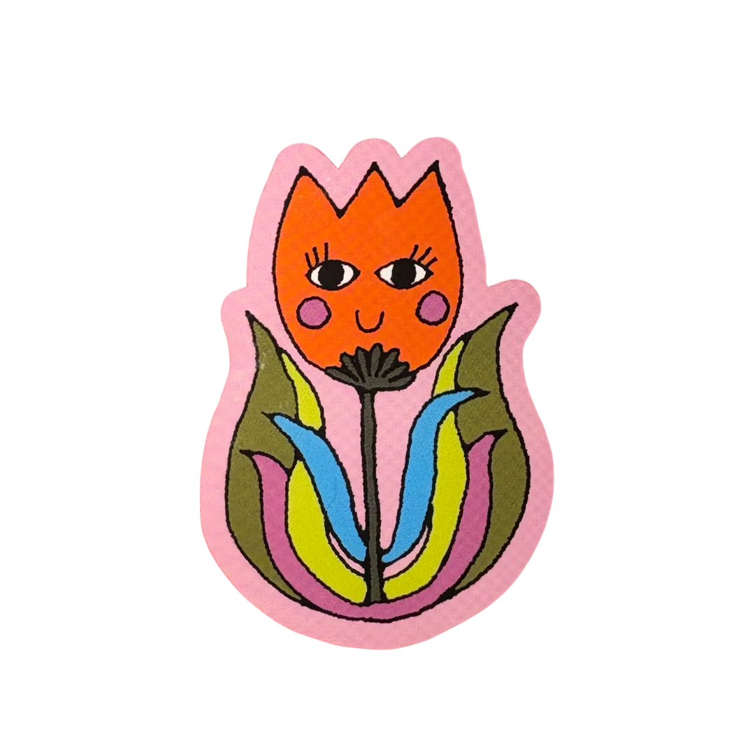 Silly Tulip Sticker