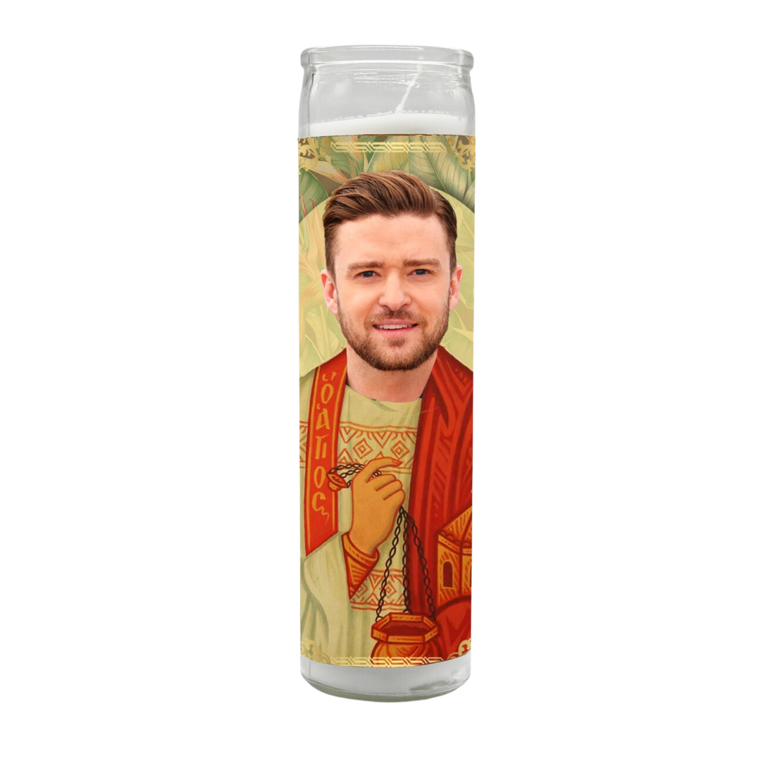 Saint JT Candle (Justin Timberlake inspired)