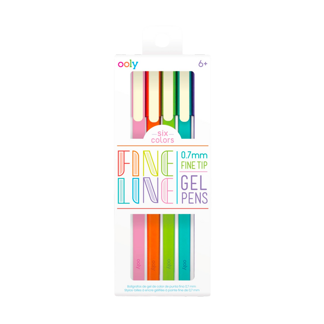 Fine Lines Gel pens set of 6