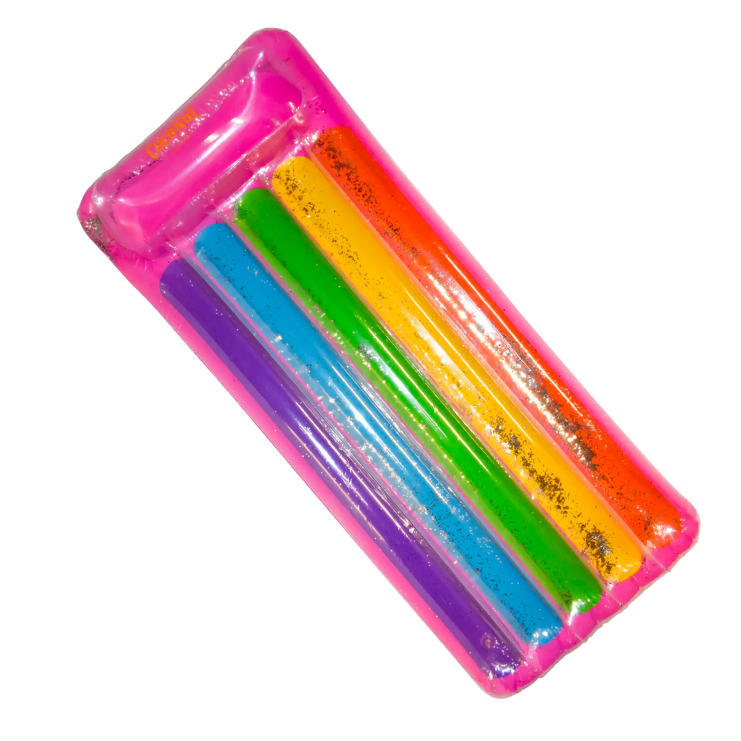 Glitter Rainbow Pool Lounger