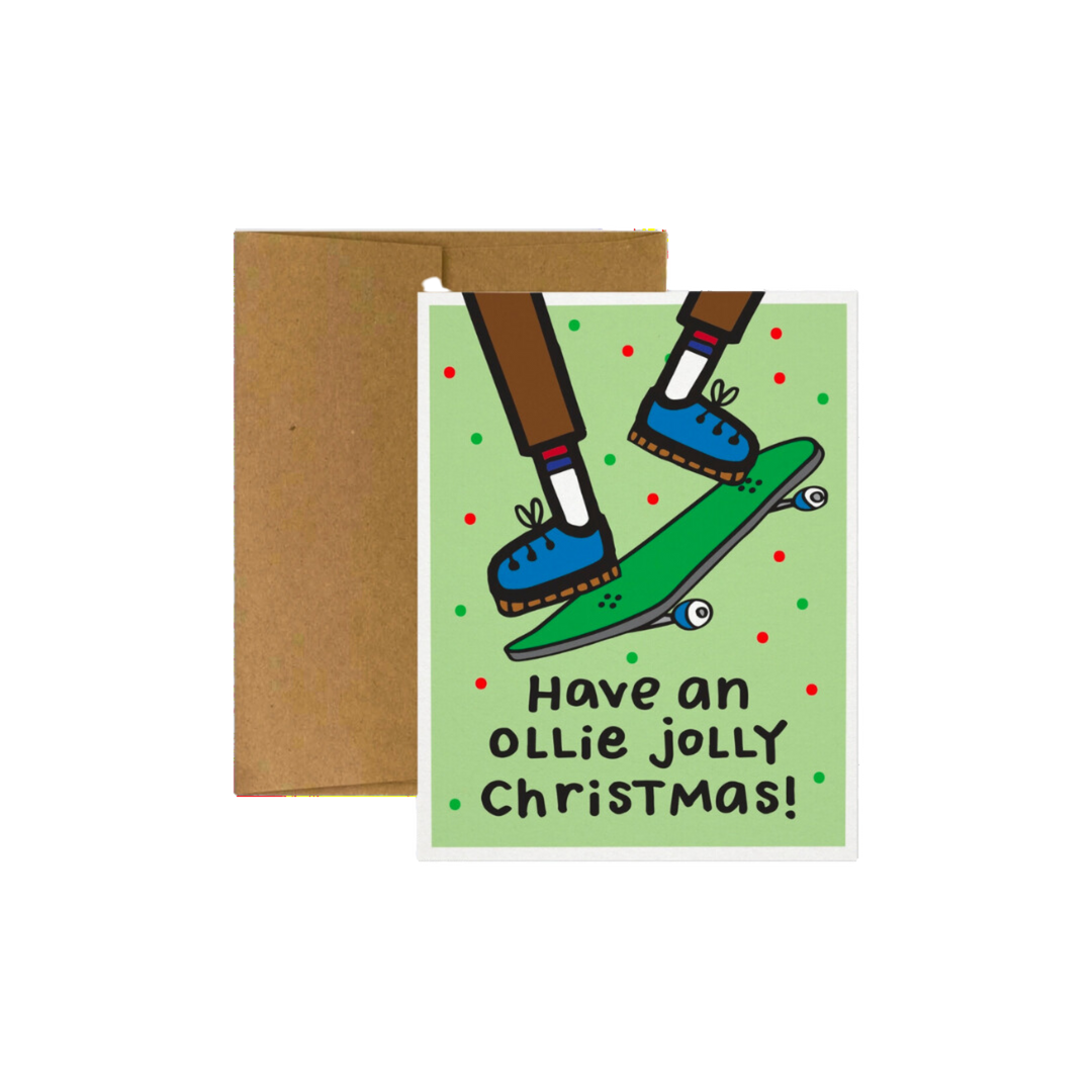 Have an Ollie Jolly Christmas, Holiday Greeting Card