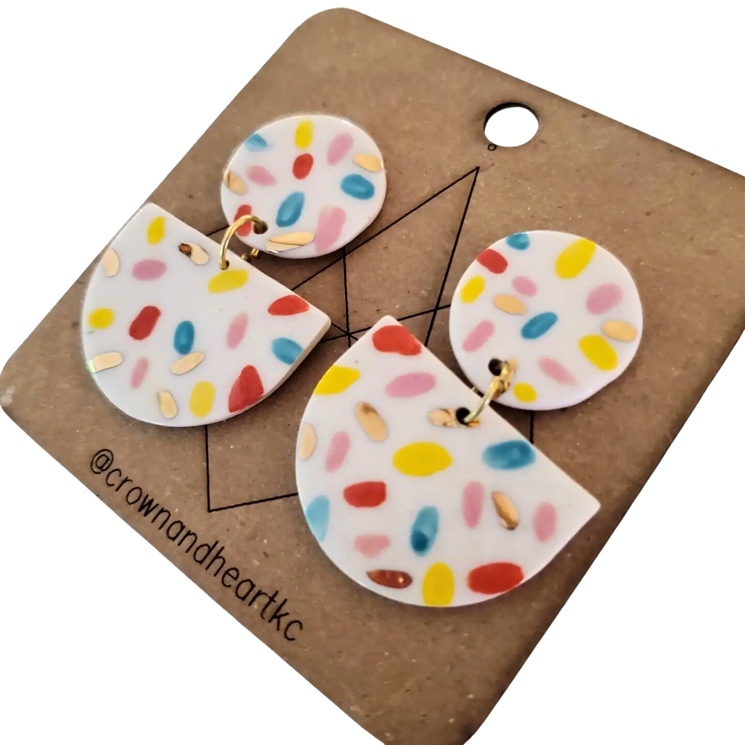Sprinkle Statement Earrings