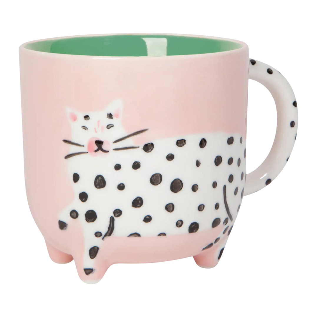Dotty Cat Critter Mug