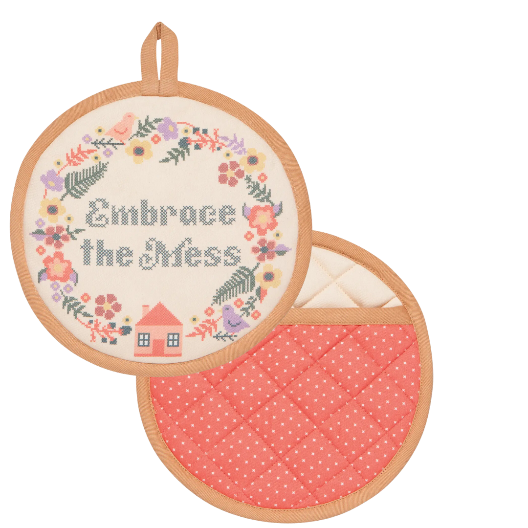 Kitsch Stitch Shaped Potholder