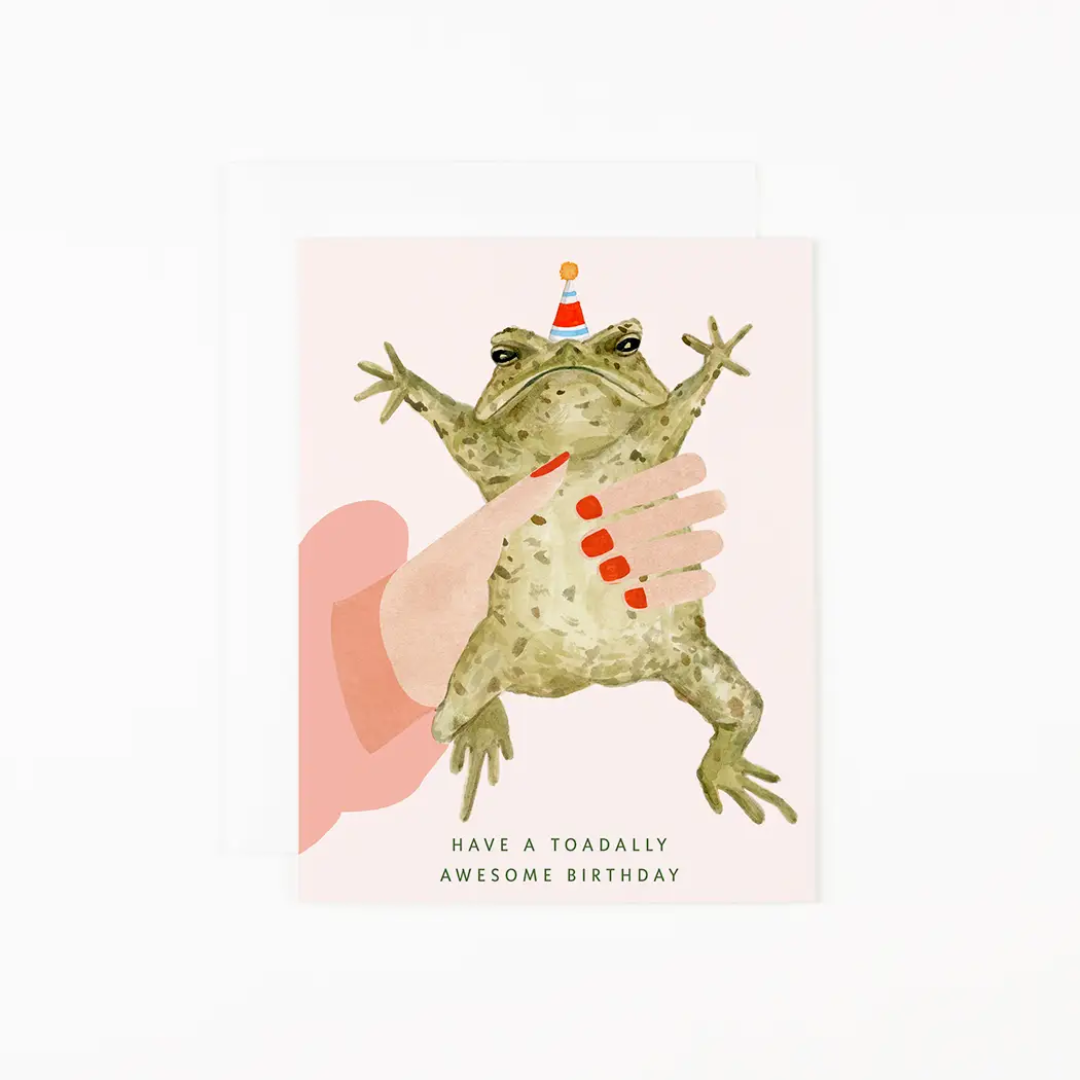 Toadally Awesome Birthday Card