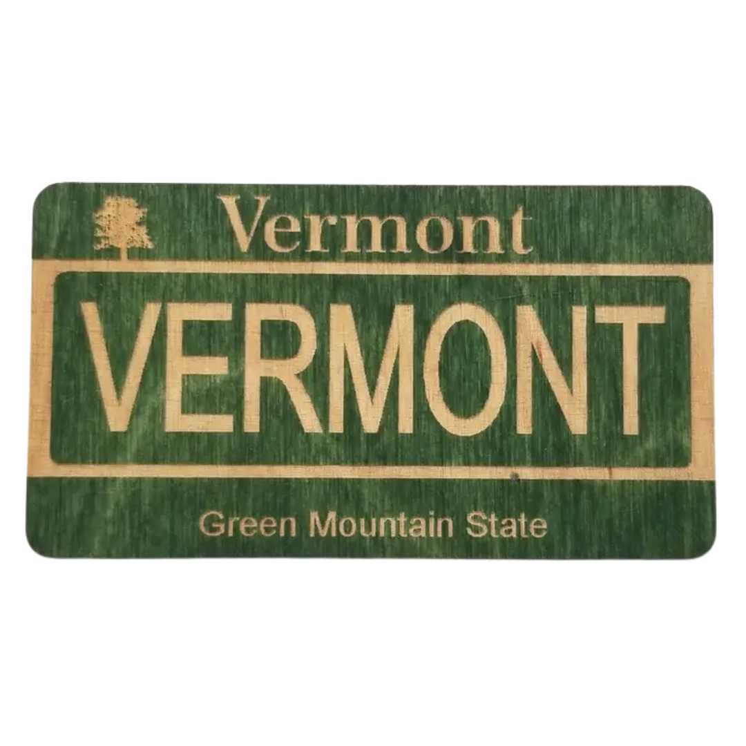 Vermont License Plate Magnet