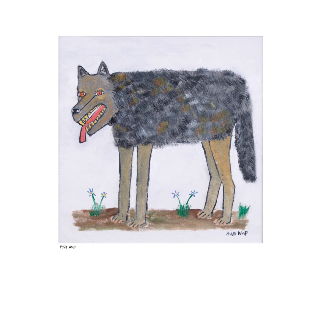 Wolf Art Print (8.5"x11")