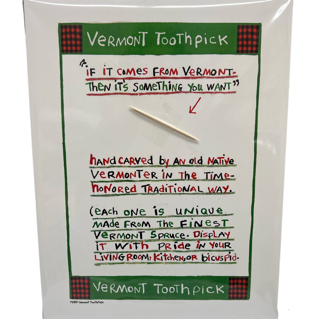 VT Toothpick Art Print (8.5"x11")