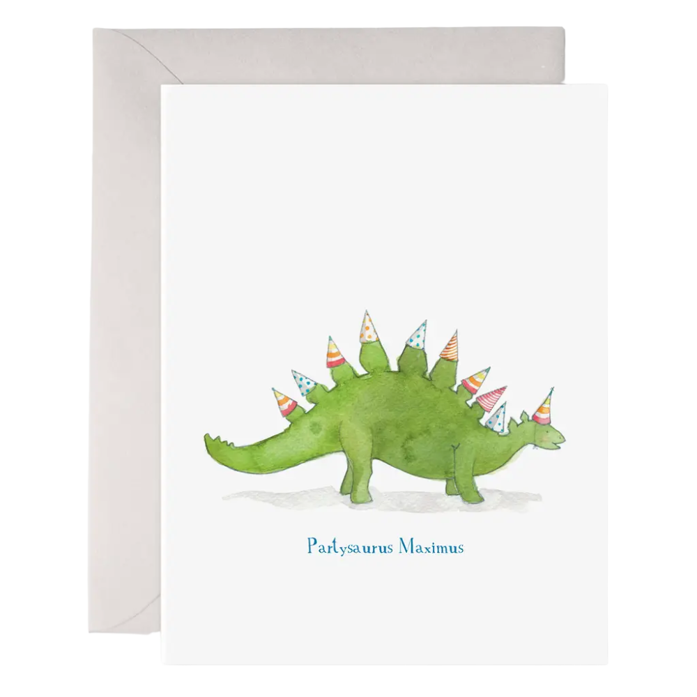 Partysaurus Card | Kids Birthday Dinosaur