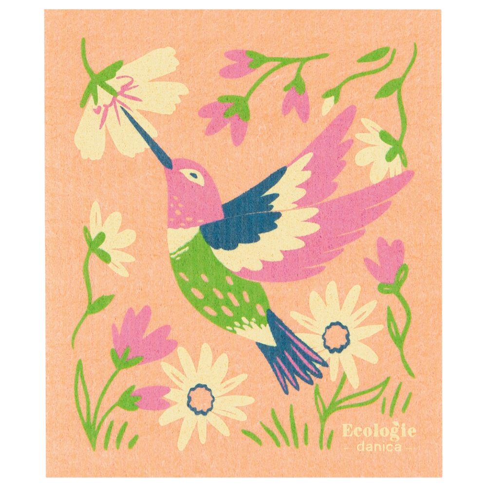 Hummingbird Swedish Sponge Cloth