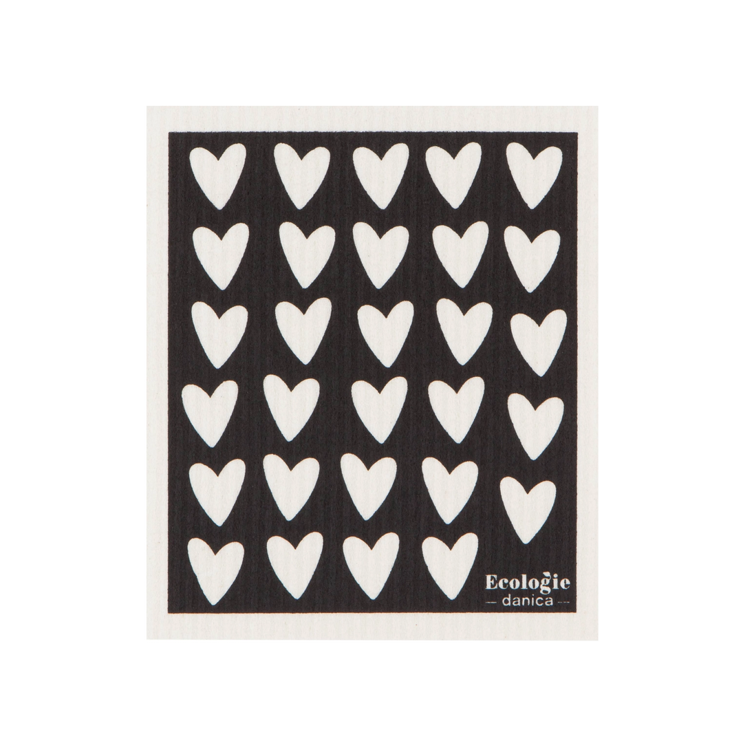 Hearts Swedish Dishcloth