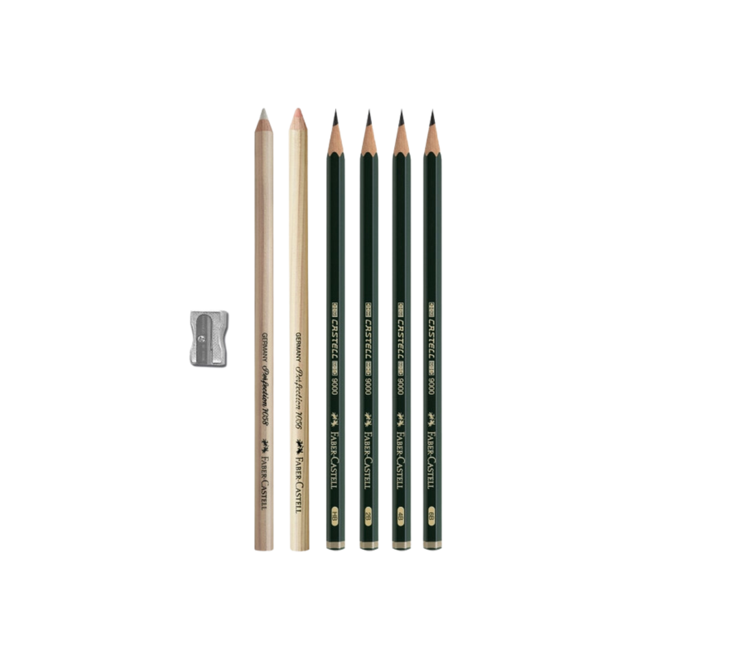 Castell 9000 Graphite Pencils, Sketching & Accessories Set
