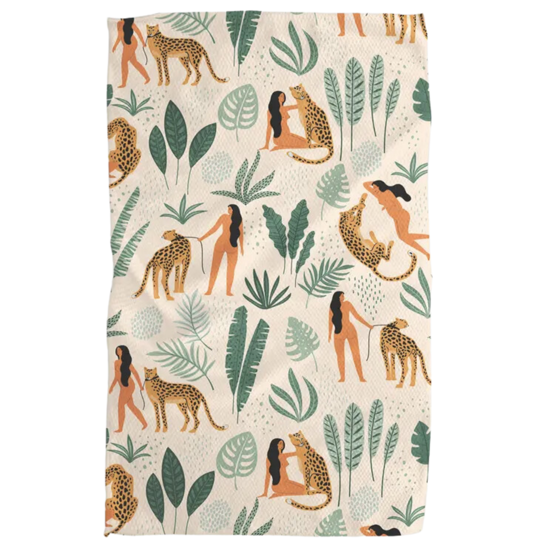 Here, Kitty Kitchen Tea Towel