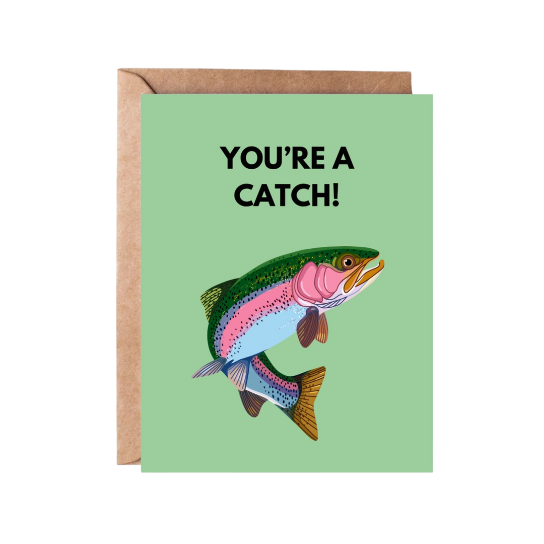 Rainbow Trout Greeting Card