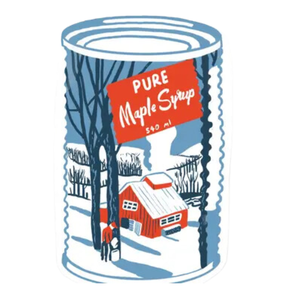 Maple Syrup Sticker