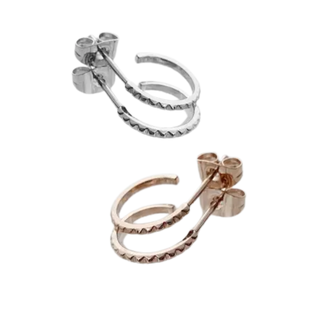 Bitty Spike Hoops
