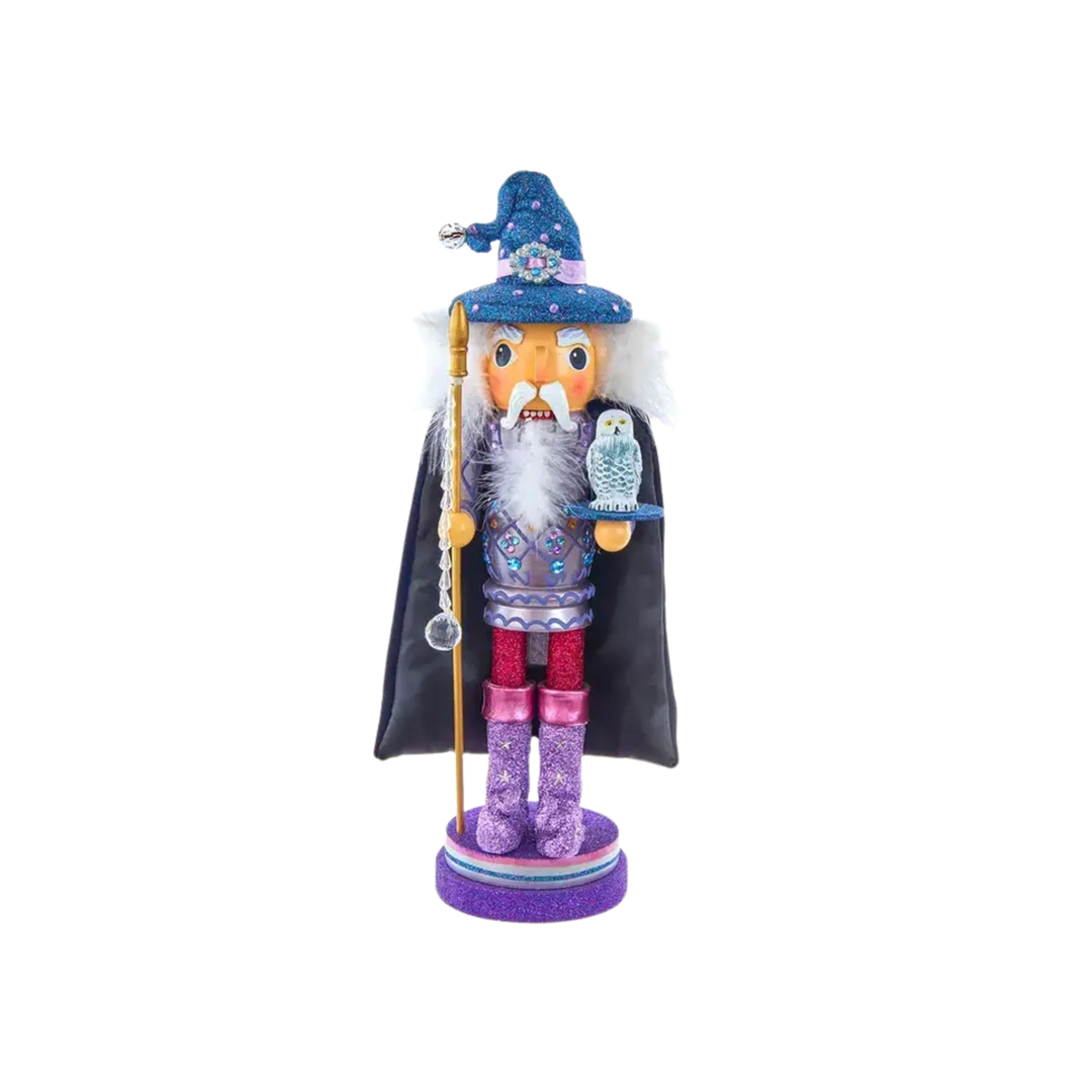 18" Wooden Wizard Nutcracker