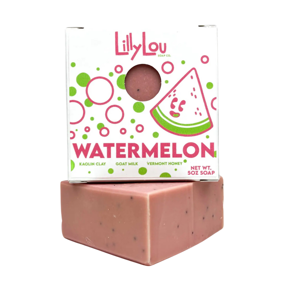 Watermelon Goat Milk Soap Bar