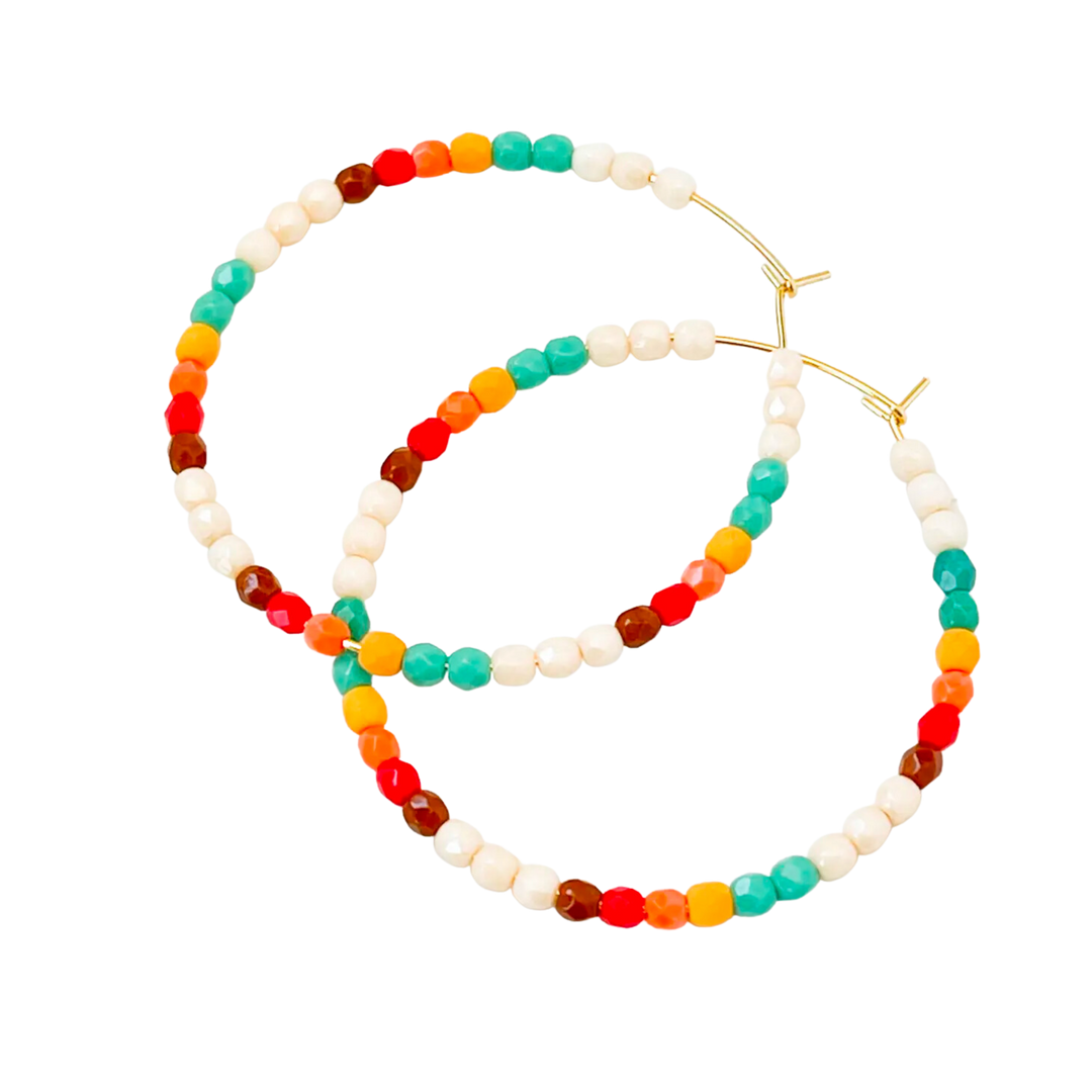 Large Sunrise Hoops