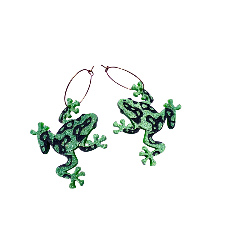 Dart Frog Earrings
