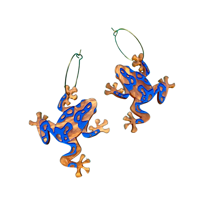 Dart Frog Earrings
