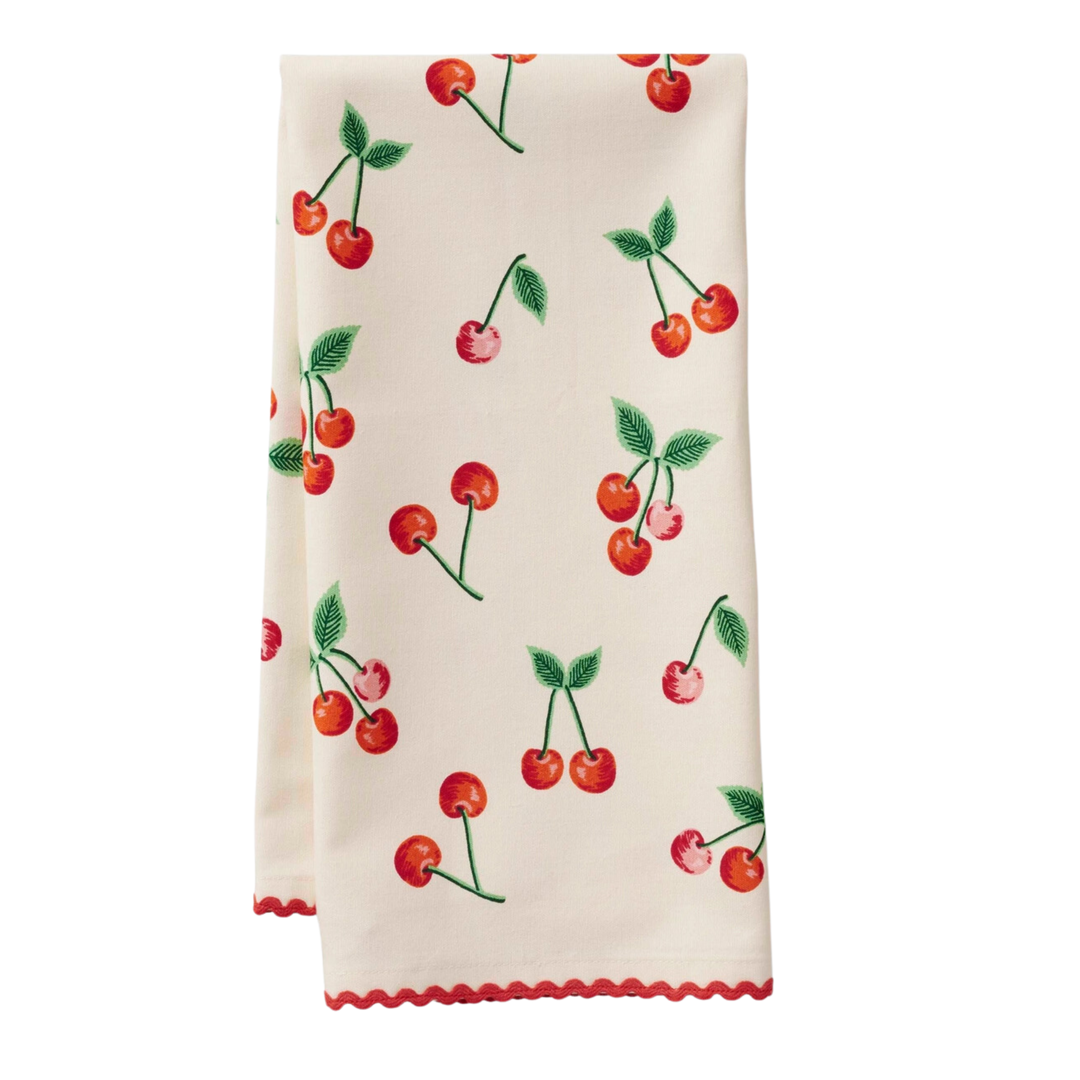 Cherries Tea Towel