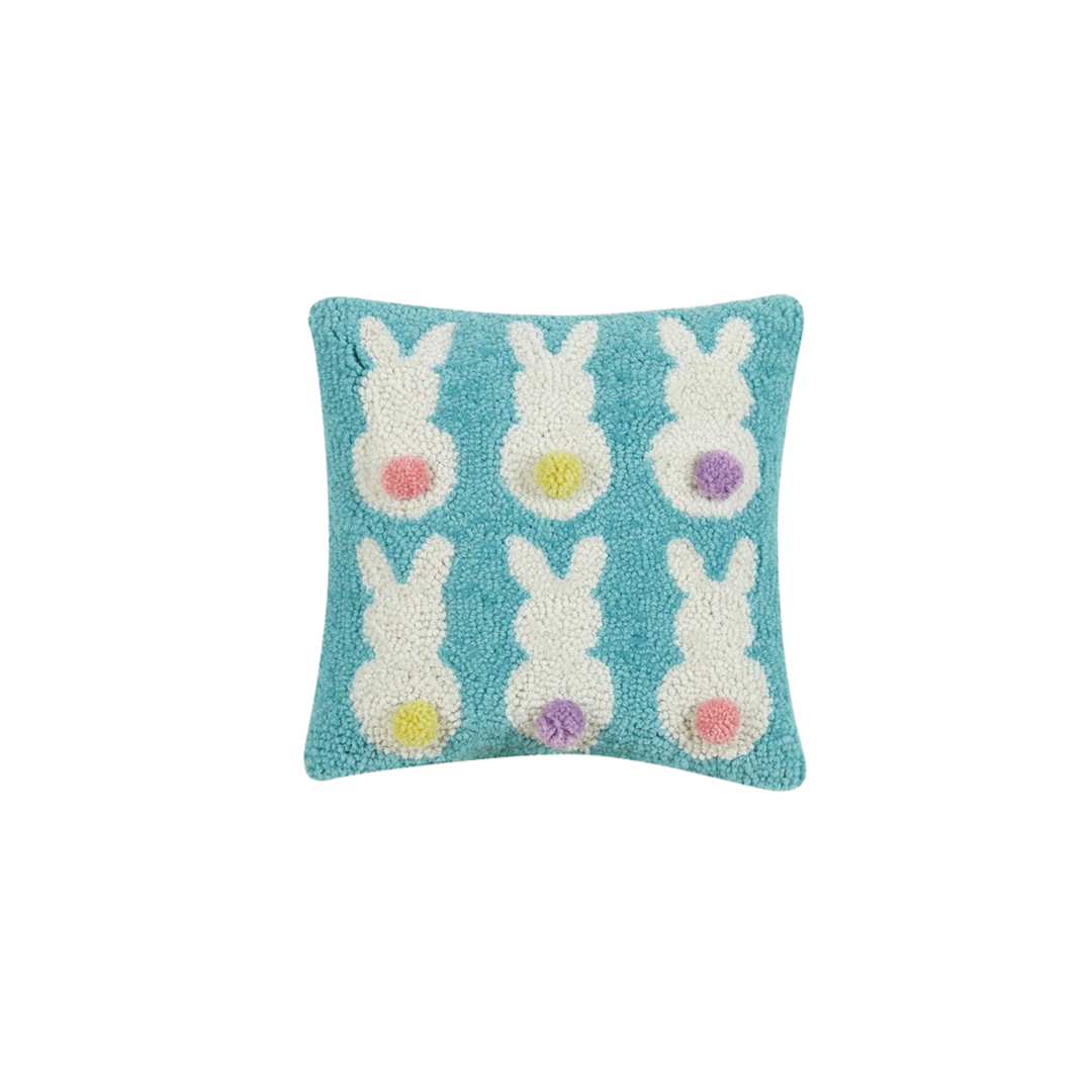 Bunny Backs Hook Pillow