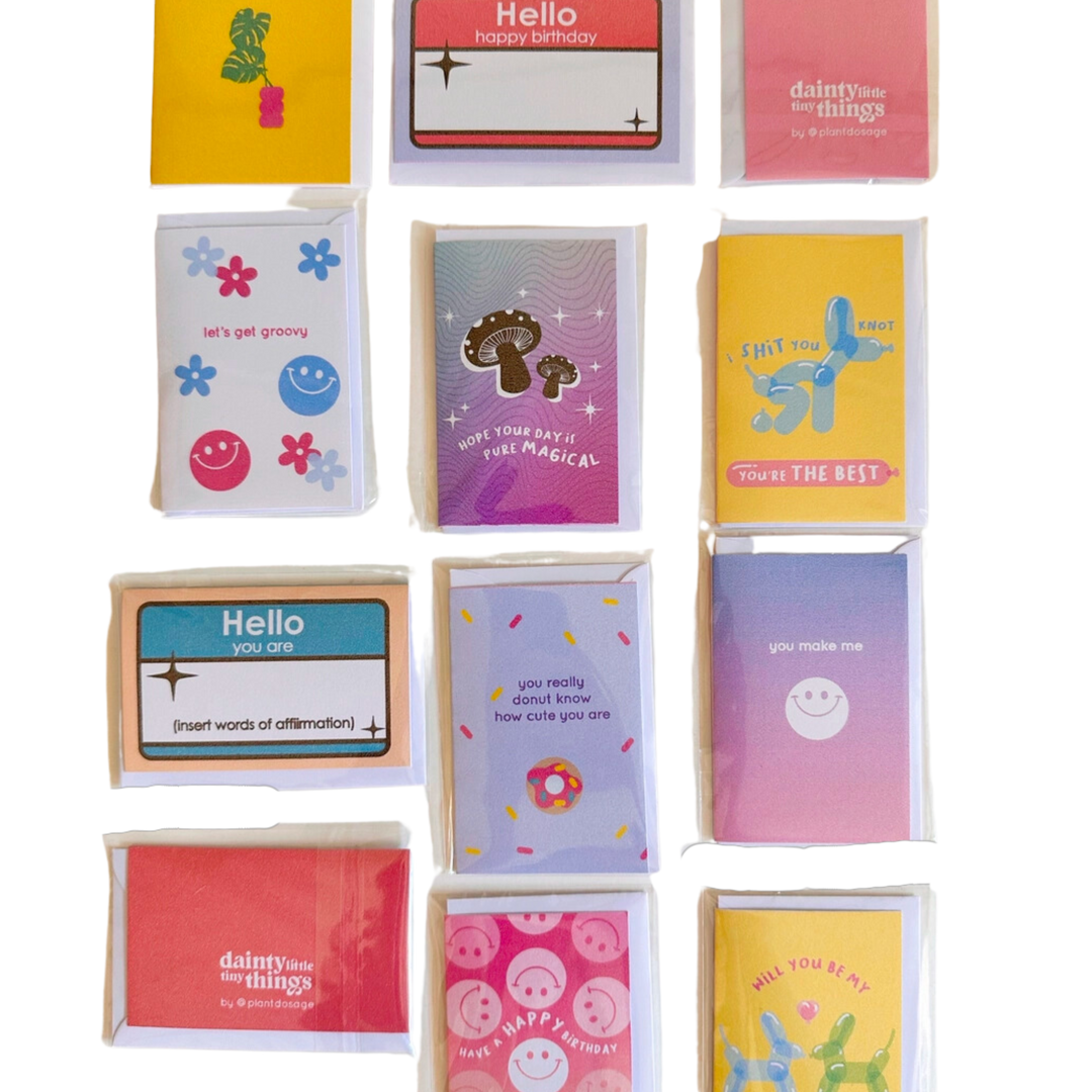 Dainty Little Tiny Cards