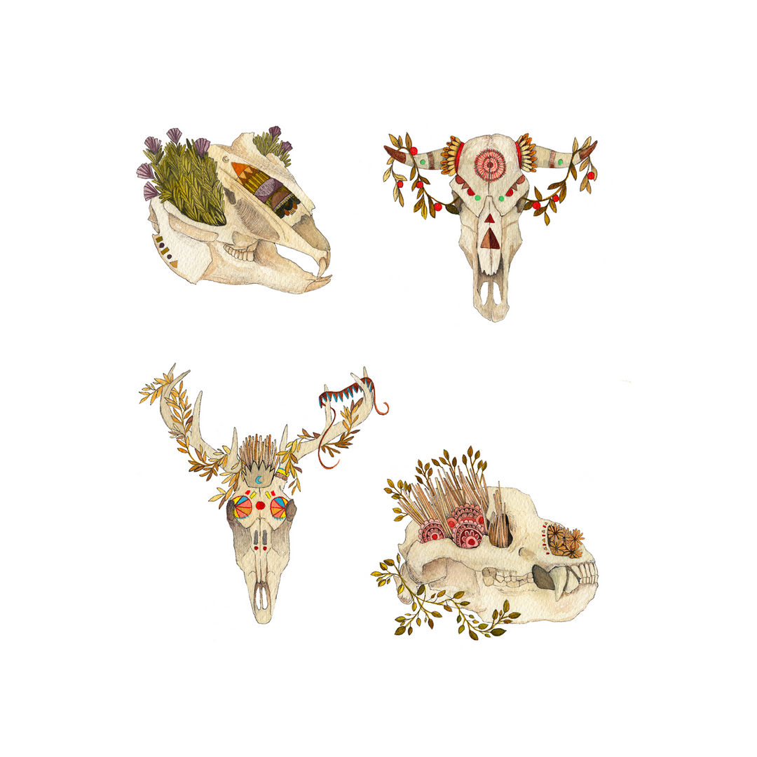 Collector: The Skulls - Art Print