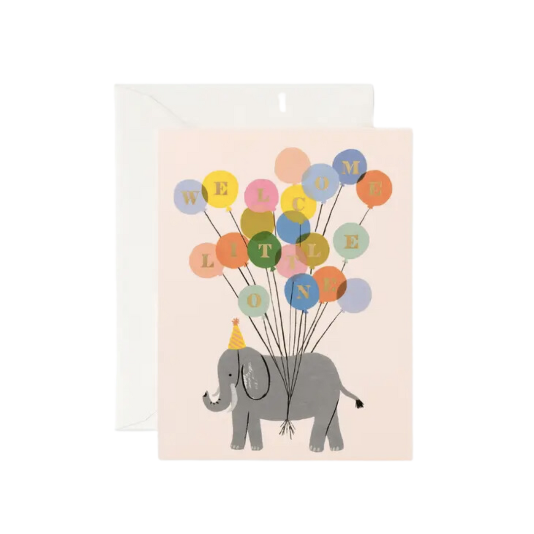 Welcome Elephant Card