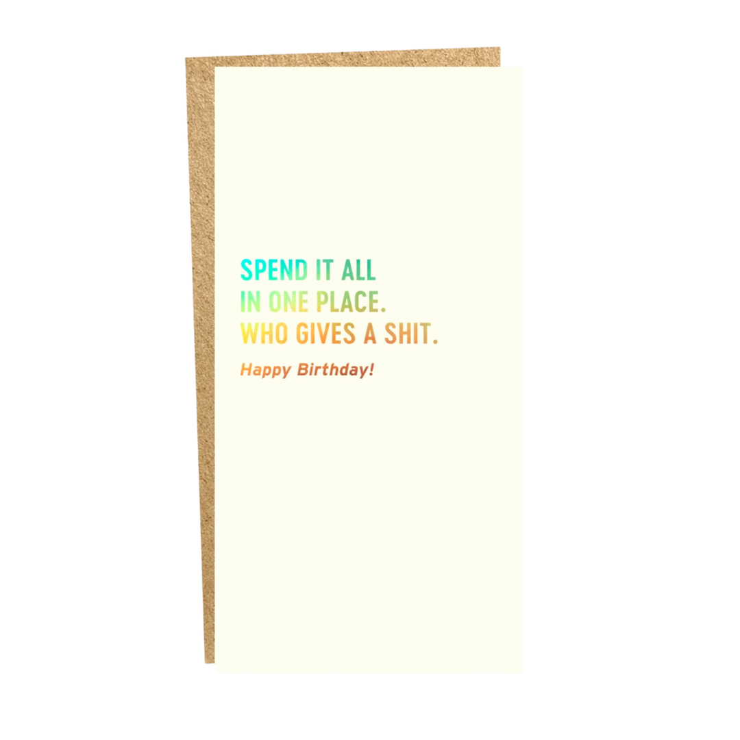 Spend It Cash Card