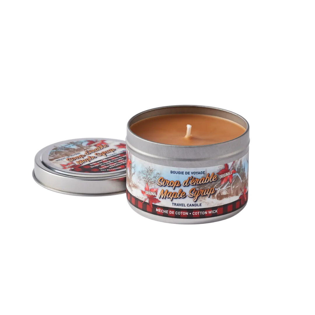 Maple Syrup Travel Tin Candle