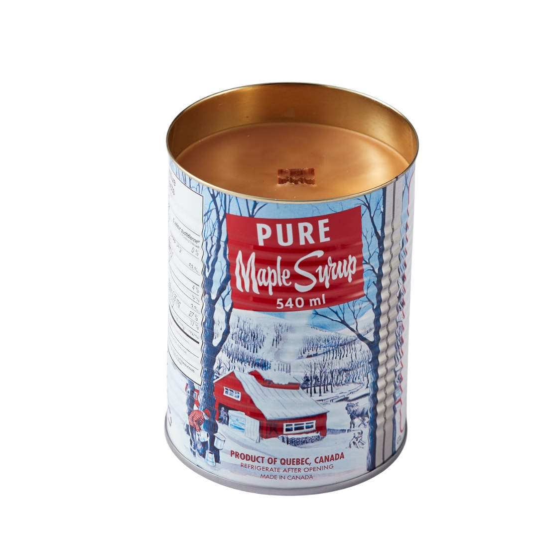 Maple Syrup-Scented Candle – Encapsulated in Iconic Can
