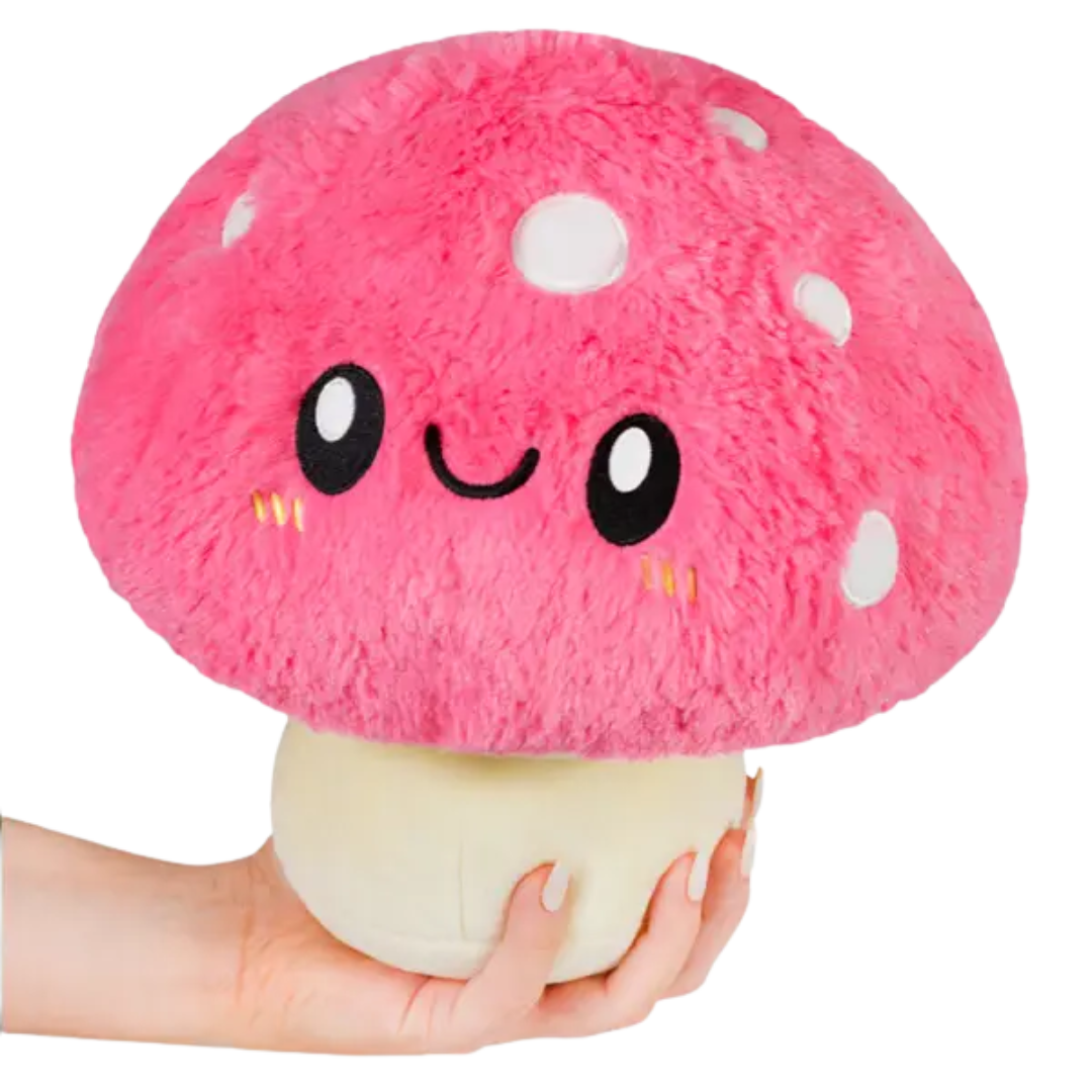 Mini Squishable Pink Mushroom