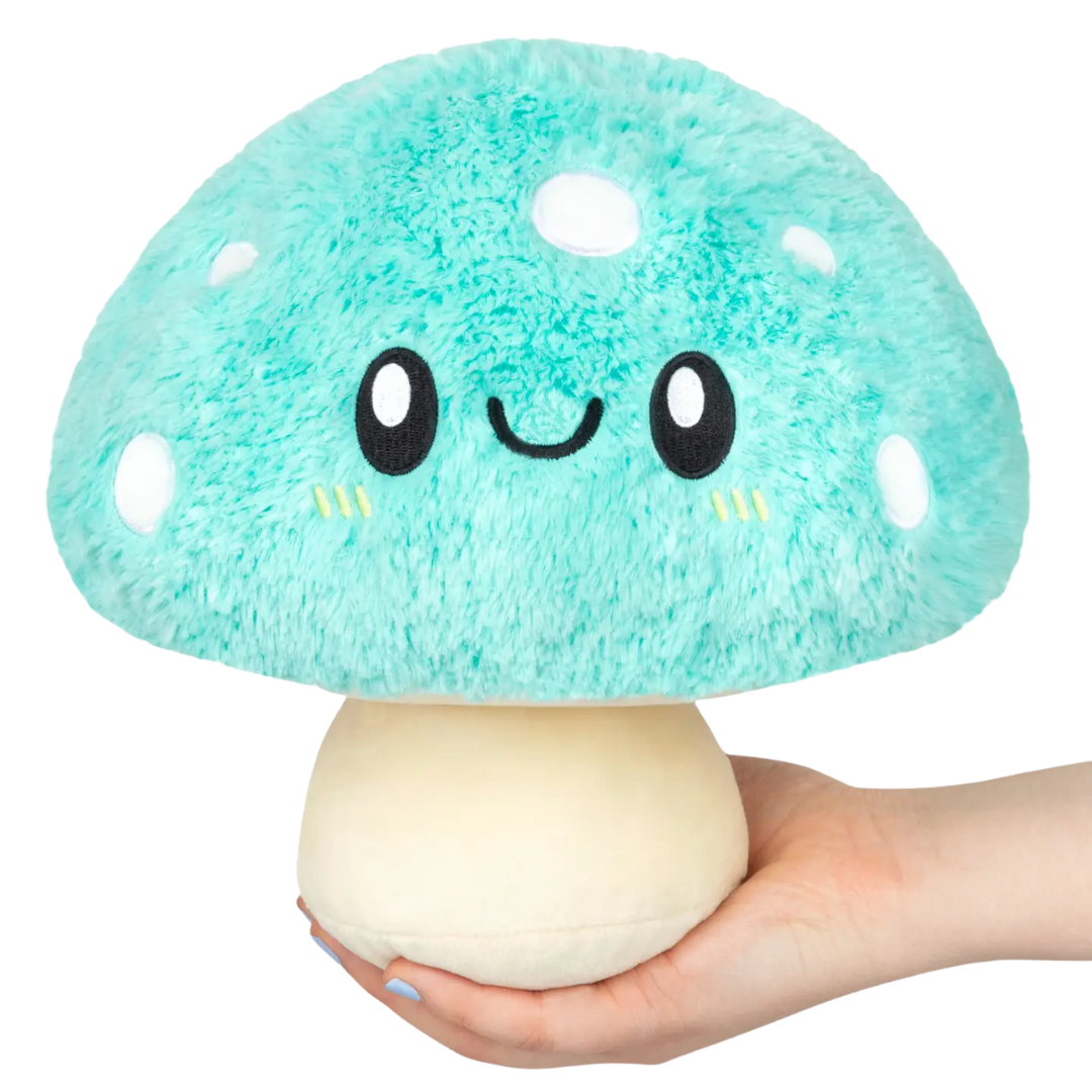 Mini Squishable Turquoise Mushroom