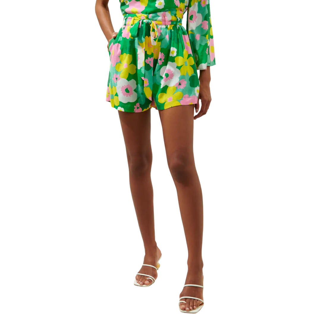 Wrenly Floral High Waisted Shorts
