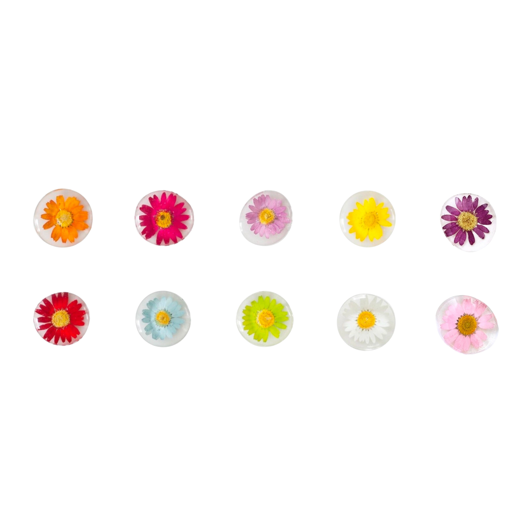 Real Flower Magnet - Glass Magnet