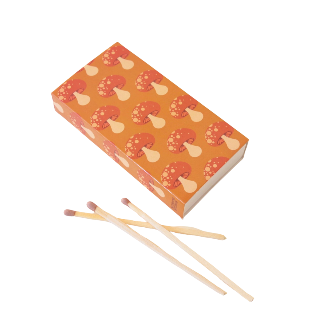 Mushrooms Match Box