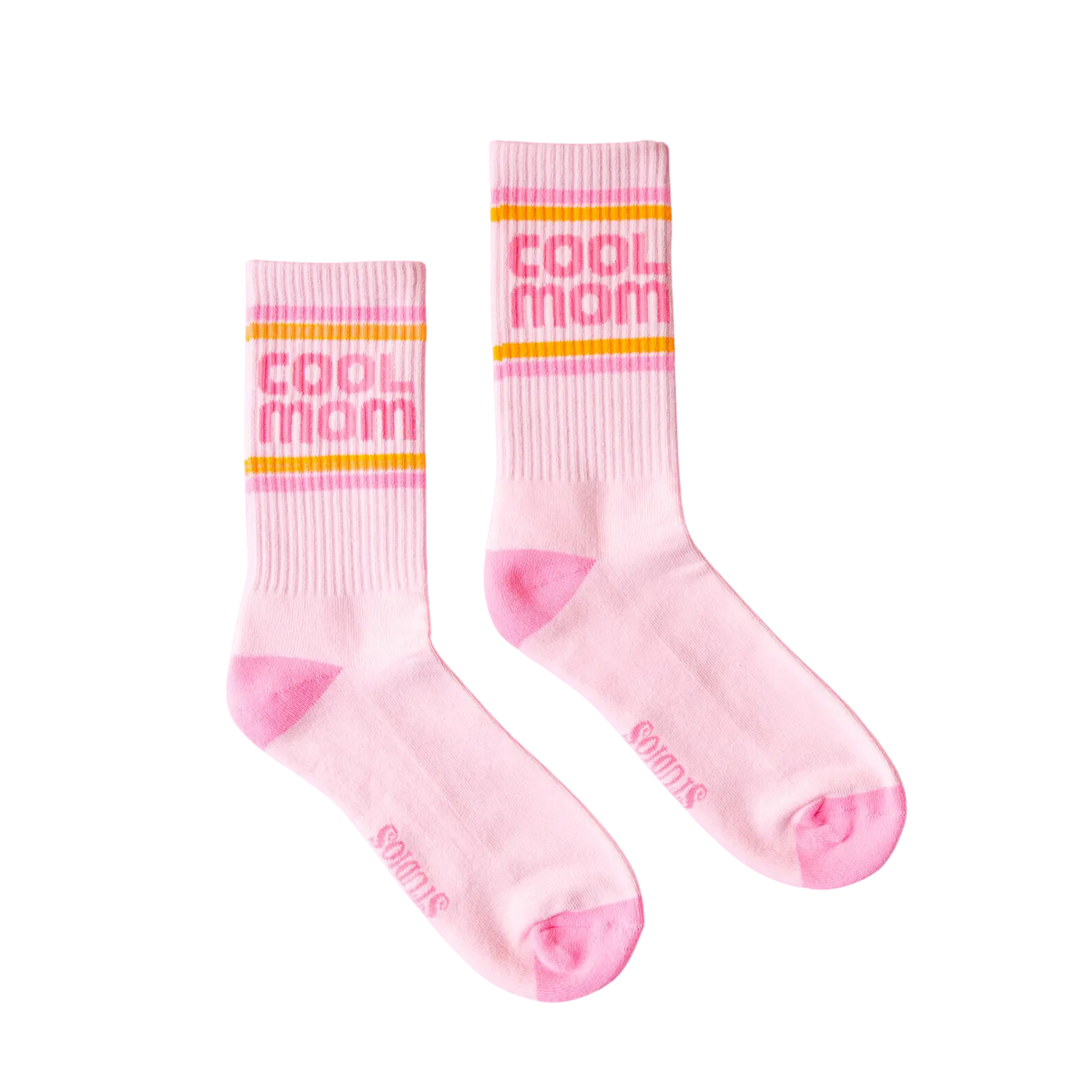 Cool Mom Ribbed Crew Socks