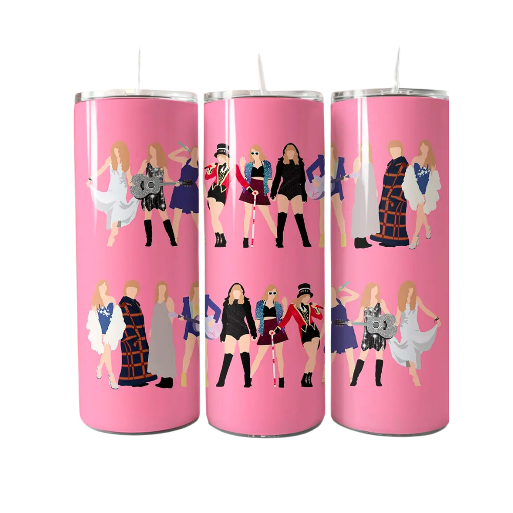 Taylor Eras Inspired Outfits 20oz Skinny Tumbler