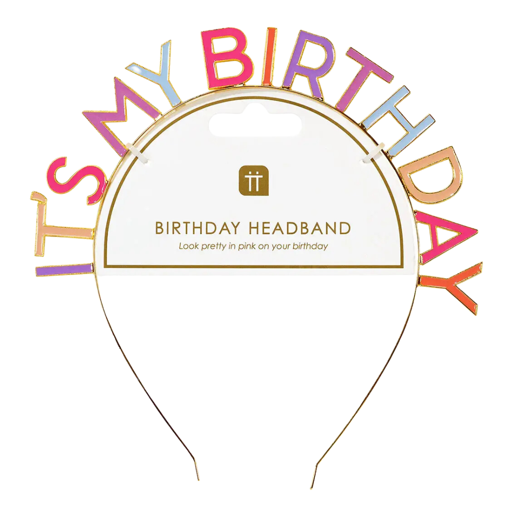 'It's My Birthday' Metal Headband