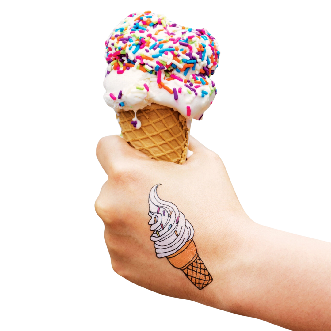 Soft Serve Tattoo Pair