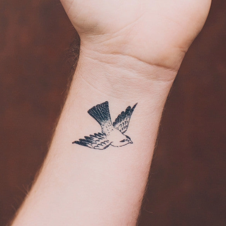 Cartolina Bird Tattoo Pair