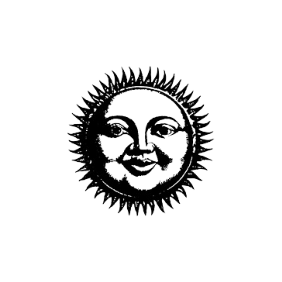 Vintage Sun Tattoo Pair