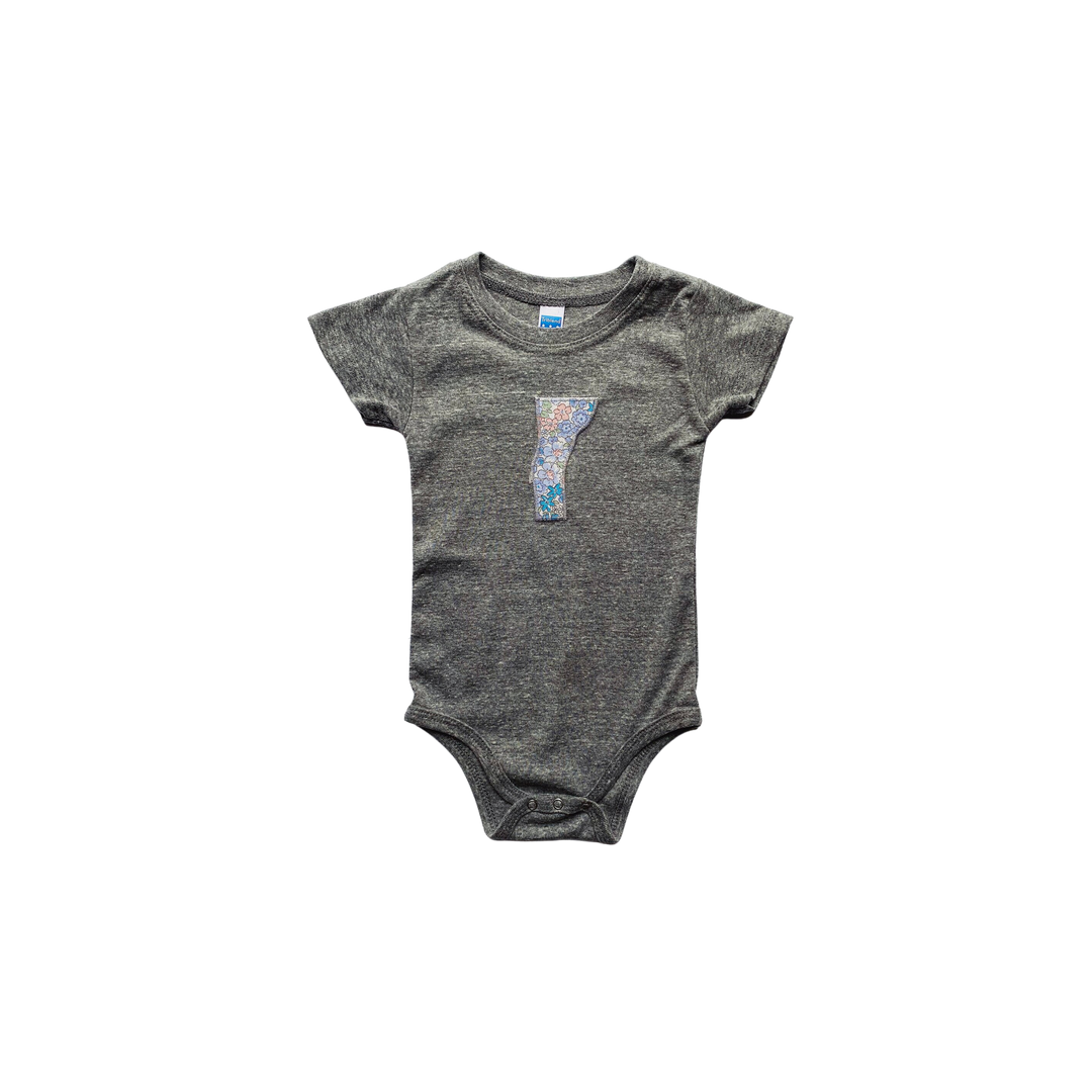 Vermont Floral Onesie